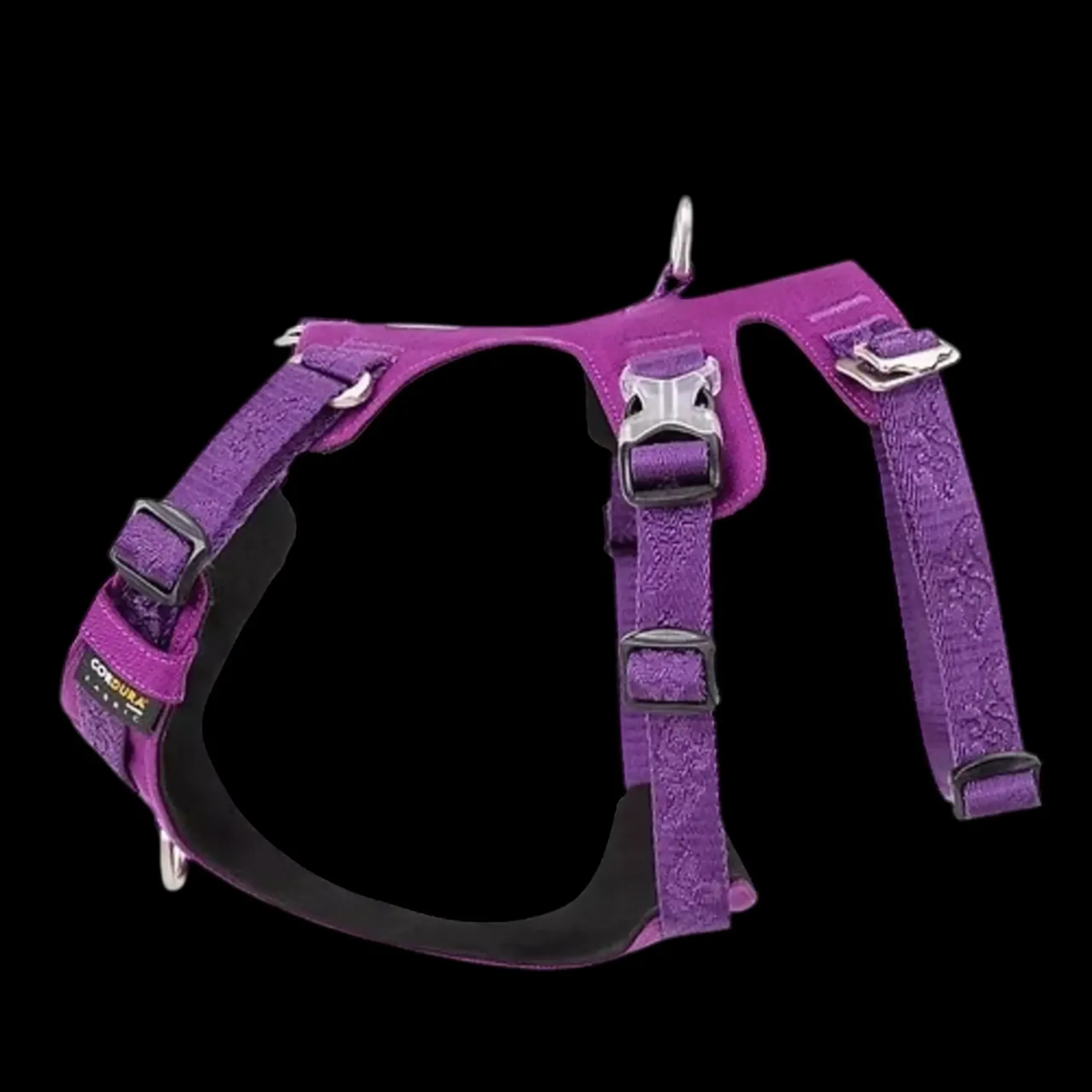 オーダーメイド 3点式 ハーネス 犬用 小型犬 中型犬 大型犬対応 防水 高強度 抜けない 安心 パープル