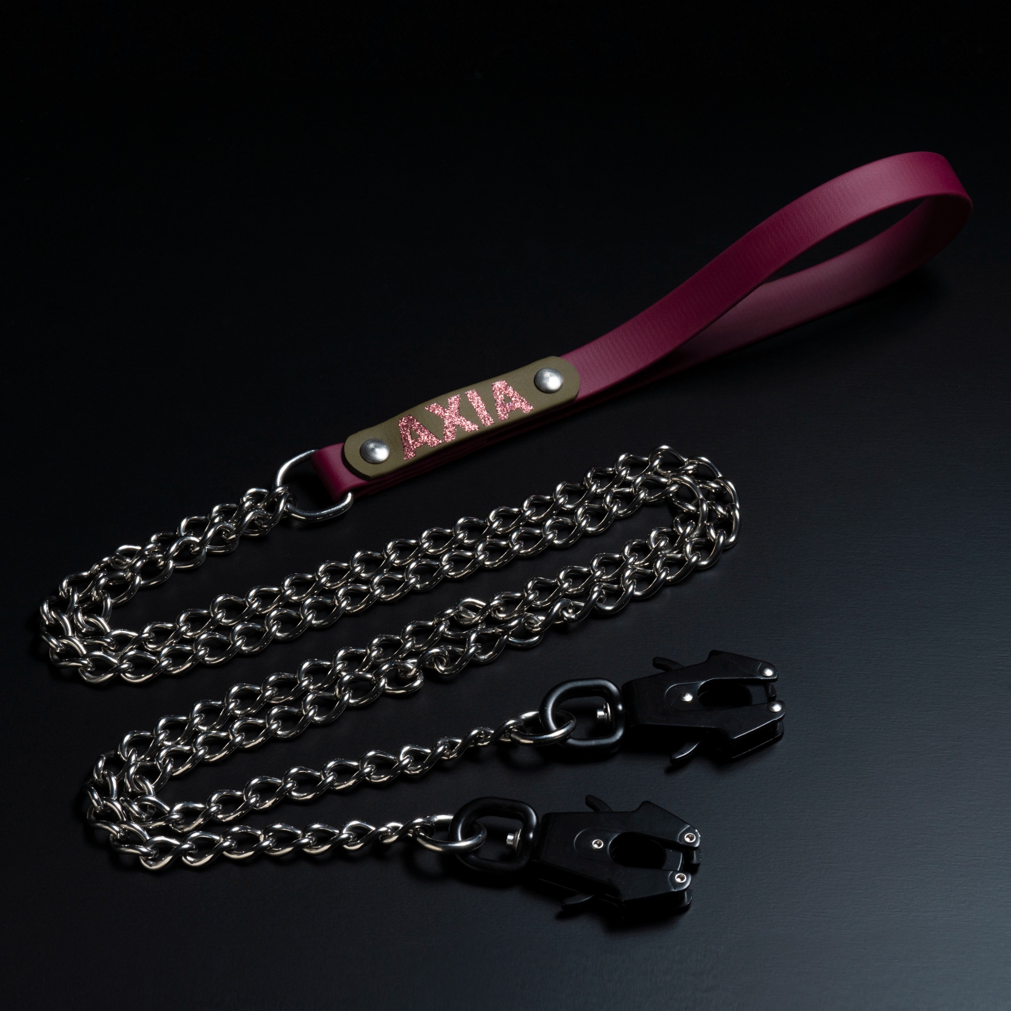 AXIA Chain Leash — Double Chain (W-Chain)